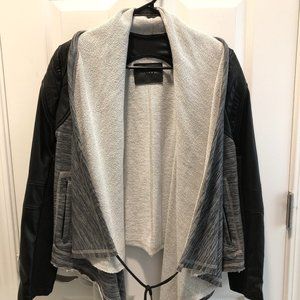 BLANK NYC Moto Style Cardigan Sweater, S